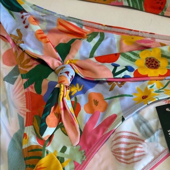 Summersalt x Rifle Paper Co. Limited Edition Floral Sicily Print Bikini Sz10 - Picture 6 of 13